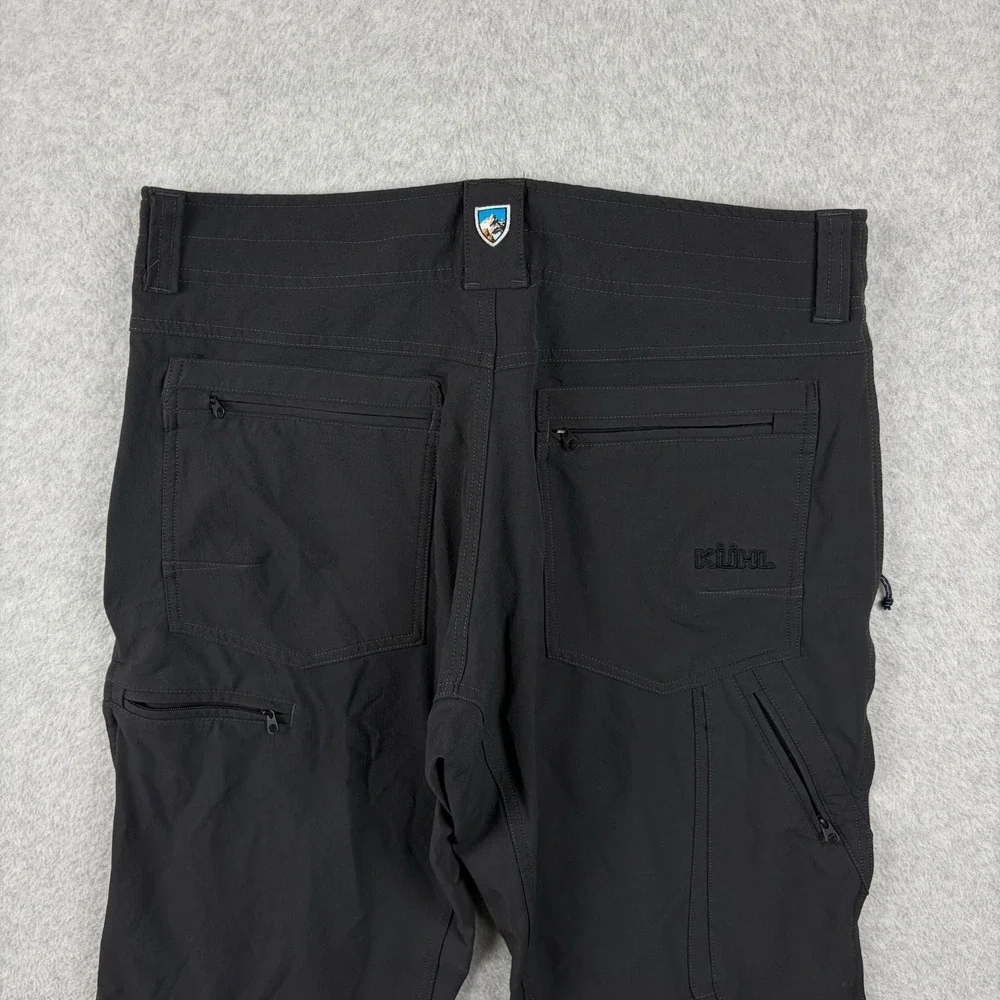 Kuhl Pants Mens 32x30 Black Transcendr Softshell Stretch Hiking Tech Gorpcore